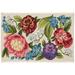 "Liora Manne Esencia Secret Garden Indoor/Outdoor Mat Cream 2' x 2'10"" - Trans Ocean ECN23958912"