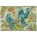 "Liora Manne Esencia Flora Fauna Indoor/Outdoor Mat Sage 1'11"" x 4'11"" - Trans Ocean ECNR5959916"