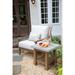 Inspired Visions Stockton Deep Seating Teak Patio Chair w/ Cushions Wood in Brown | 40 H x 34 W x 41 D in | Wayfair 5411300-0183000 (3210)