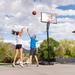 Lifetime Height Adjustable Portable Basketball Hoop (50" Polycarbonate Backboard) Steel/Polycarbonate in Black/Gray | 146 H x 50 W x 88 D in | Wayfair