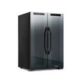 Newair 12 Bottle & 39 Can Dual Zone Free Standing Wine & Beverage Refrigerator, Glass in Black/Gray | 31.4 H x 20 W x 19.3 D in | Wayfair