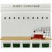 The Holiday Aisle® Mud Room Family Hanging Figurine Ornament Ceramic/Porcelain in Green/Red/White | 3 H x 4 W x 1 D in | Wayfair