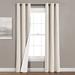 Eider & Ivory™ Lush Décor Insulated Grommet Blackout Linen Window Curtain Panel Light Linen Single 38X84 Cotton Blend | 84 H x 38 W in | Wayfair