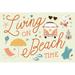 Highland Dunes Beach Vibes I - by Laura Marshall Wrapped Canvas Textual Art Canvas in White | 24 H x 36 W x 1.25 D in | Wayfair