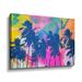 Bay Isle Home™ Tropical Palms Nature Magic I Tropical Palms Nature Magic I by - Graphic Art on Canvas in Blue | 8 H x 10 W x 2 D in | Wayfair