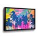 Bay Isle Home™ Tropical Palms Nature Magic I Tropical Palms Nature Magic I by - Graphic Art on Canvas in Blue | 14 H x 18 W x 2 D in | Wayfair