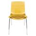 Orren Ellis Yalda Solid Back Side Chair in Orange | 31.5 H x 19.5 W x 18.5 D in | Wayfair 9748D21A3C674ED4A16C1FD51F8D919F