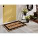 Red Barrel Studio® A1hc Welcome Entrance 39" x 24" Non-Slip Indoor Outdoor Door Mat Coir in Brown | 39 H x 24 W x 0.75 D in | Wayfair