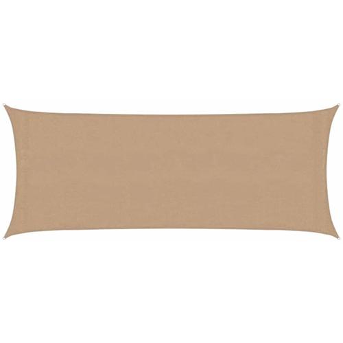 Sonnensegel,Sonnenschutzsegel 160 g/m² Taupe 2×4,5 m hdpe vidaXL