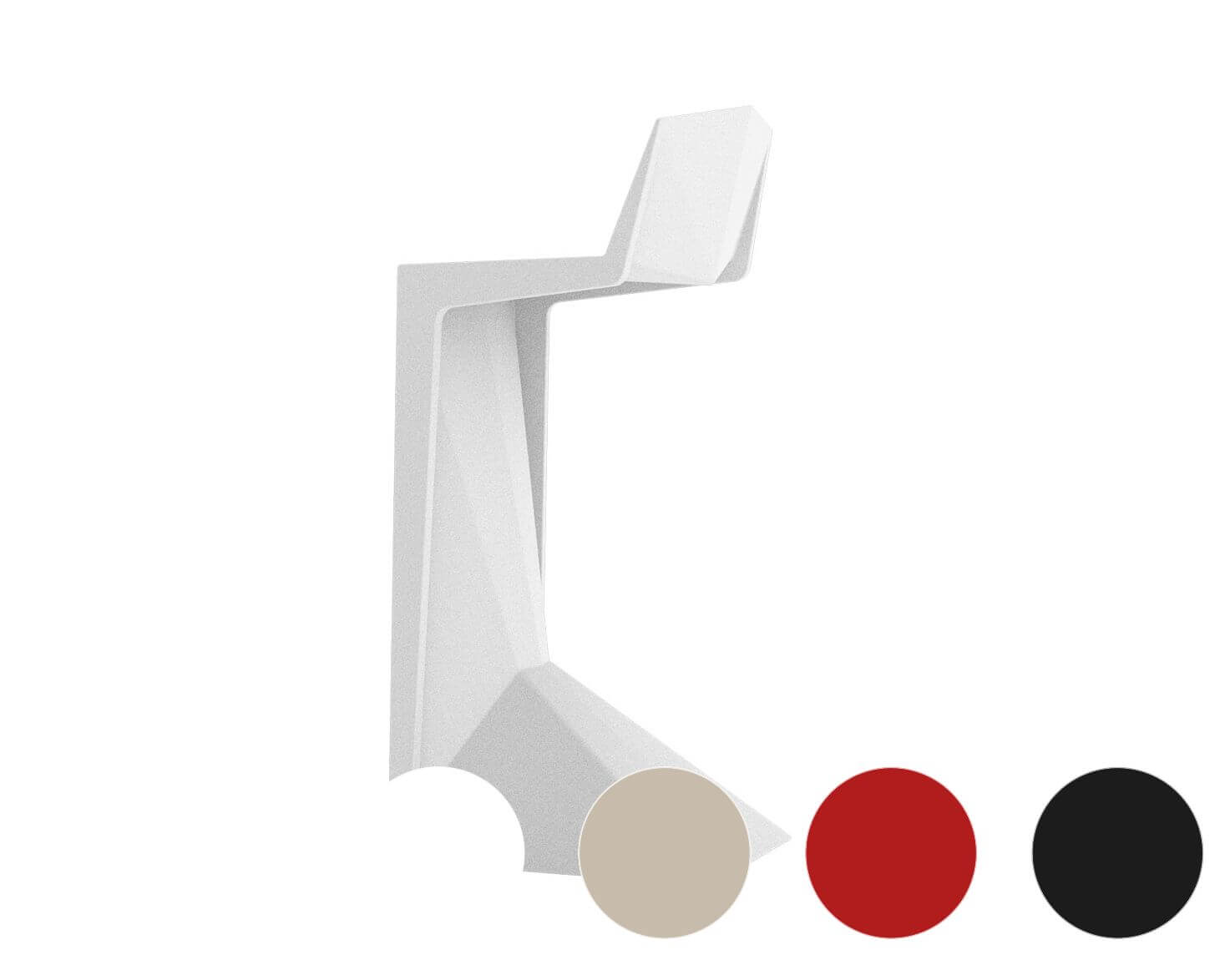 Vondom »VOXEL« Outdoor Barhocker Black