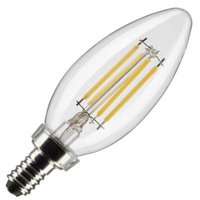 Satco 20579 - 4B11/LED/927/CL/120V/E12 S21264 Decorative Chandelier Antique Filament LED Light Bulb