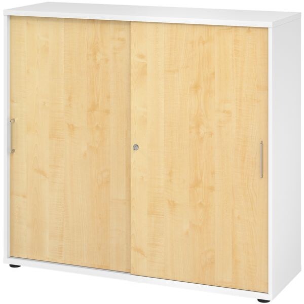 HAMMERBACHER Schiebetürenschrank »Z-Line« 3 OH weiß, 120x110x40 cm