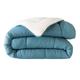 Couette 240x220 bleue double face 400 g/m2