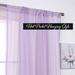 Aurora Home Linen-Textured Semi-Sheer Curtain Panels Rod-Pocket Panel Pair - 84" & 96"