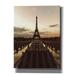 Epic Graffiti Fire Eiffel tOWER by Sebastien Lory Giclee Canvas Wall Art 12 x16