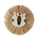 Round Straw Wall Hanging Decor Pendant Cotton Thread Tapestry Lion for Bedroom Children s Room Ornament -