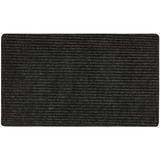 Mohawk Home All Purpose Polyester Ribbed Mat Charcoal 1 6 x 2 6