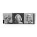 Epic Graffiti Marilyn Trio Red Lips Blue Eyes by Chris Consani Canvas Wall Art 60 x20