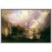 wall26 Framed Canvas Print Wall Art Mystic Rocky Mountain Landscape Nature Wilderness Illustrations Modern Art Rustic Scenic Colorful Multicolor for Living Room Bedroom Office - 24 x36 W