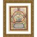 Anonymous 14x18 Gold Ornate Wood Frame and Double Matted Museum Art Print Titled - Addresses Presented to Lord Carrington Governor of New South Wales Pl.06 (1888)