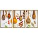 wall26 Framed Canvas Print Wall Art Set Wood Spoon Cinnamon Bay Leaf Anise Spices Food Kitchen & Cooking Photography Realism Decorative Colorful for Living Room Bedroom Office - 24 x36&quo