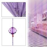 KingShop Bead String Curtain Fringe Panels Room Divider Screen Crystal Curtain Decor Fly Screen Panel Sheer Curtain