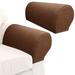 2pcs Sofa Arm Covers Armrest Cover High-Grade Spandex Stretch Arm Caps Waterproof Furniture Protector Dustproof Sofa Towel Slipcovers Armchairs Covers for Sofa Couches Recliner Armchairs