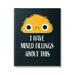 Stupell Industries Mixed Feelings Frowning Taco Bold Typography Illustration Canvas Wall Art 16 x 20 Design by Michael Buxton