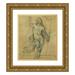 Sodoma 12x14 Gold Ornate Wood Frame and Double Matted Museum Art Print Titled - The Resurrection (1535)