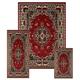 Home Dynamix Red Traditional 3PC Rug Set - Area Rug (5 x 7 ) Runner (2 x 5 ) Accent Mat (2 x 3)