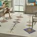 Nourison Passion Transitional Ivory/Multi 6 7 x 9 6 Area Rug (7x10)