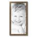 ArtToFrames 12x24 Inch Brown Picture Frame This Brown Wood Poster Frame is Great for Your Art or Photos Comes with 060 Plexi Glass (4717)