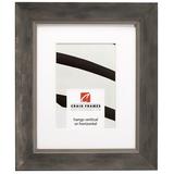 Craig Frames Aristocrat 13x19 inch Silver and Grey Picture Frame Matted for a 9x13 Photo
