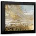 Kroeker Wendy 15x15 Black Modern Framed Museum Art Print Titled - Playa Secreto III