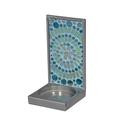 Dale Tiffany Sea Candle Holder Blue in finish