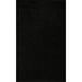 American Bright American Bright Solid Color Area Rugs Black - 2 x 4