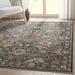 Well Woven Liana Persian Floral 5 3 x 7 3 Area Rug Navy Charcoal Grey