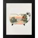 Noritake Designs 12x14 Black Modern Framed Museum Art Print Titled - Design for a Noritake Sugar Bowl III