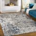 Hauteloom Ratho Living Room Bedroom Area Rug - Modern - High Pile - Black Gray Blue - 5 3 x 7 3