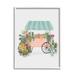 Stupell Industries Quaint Floral Succulents Potted Plants Wagon Canopy Framed Wall Art 11 x 14 Design by Nina Muis Surface Design