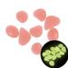 YUEHAO Glow In The Dark Pebbles Luminous Stones Rocks For Garden Aquariums Decor 100PCS Luminous stone gardening F