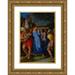 Alessandro Allori 14x18 Gold Ornate Wood Frame and Double Matted Museum Art Print Titled - Christ Carrying the Cross