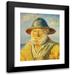 Michael Ancher 20x24 Black Modern Framed Museum Art Print Titled - Skagen Fisherman in Evening Sun. Study