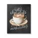 Stupell Industries Hot Chocolate Cozy Winter Beverage Calligraphy Cafe Sign Canvas Wall Art 30 x 40 Design by House Fenway