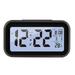 SESAVER Alarm Clock LCD Digital Alarm Clock Battery Operated LED Table Clock with Night Light & Snooze Function Digital Clock Po