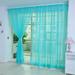 BadyminCSL 1 PCS Pure Color Tulle Door Window Curtain Drape Panel Sheer Scarf Valances