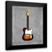 Rogan Mark 15x18 Black Modern Framed Museum Art Print Titled - Fender Telecaster 64