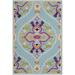 SAFAVIEH Bellagio BLG605B Handmade Light Blue /Multi Rug