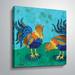 ArtWall Coo Coo Roo Gallery Wrapped Canvas by Holly Wojahn