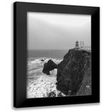 Highsmith Carol 14x18 Black Modern Framed Museum Art Print Titled - The Point Bonita Lighthouse San Francisco California